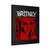 Britney Spears Black Metal Canvas Print Poster