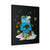 Carolina Panthers Santa Snoopy Wish You A Merry Christmas Canvas Print Poster