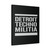 Detroit Techno Militia Canvas Print Poster