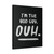 I Am The Bad Guy Duh Billie Eilish Canvas Print Poster