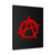 Anarchy Symbol Anarchist Revolution Crass Che Guevara Punk Music Logo Canvas Print Poster