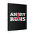 Angry Runs Motivation Canvas Print Poster