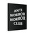 Anti Horror Horror Club Canvas Print Poster