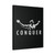 Arnold Schwarzenegger Conquer Canvas Print Poster
