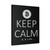 Bitcoin Btc Keep Calm And Hodl On Canvas Print Poster