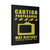 Caution Propaganda Fake News Canvas Print Poster
