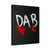 Dab Triangles Canvas Print Poster