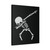 Dabbing Skeleton Halloween 2 Canvas Print Poster