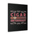 Cigar Enthusiast Canvas Print Poster
