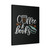 Coffee And Books Funny Canvas Print Poster