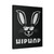Hip Hop Happy Easter Egg Bunny Rabbit Canvas Print Poster
