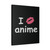 I Kiss Anime Canvas Print Poster