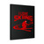 I Love Skiing Canvas Print Poster