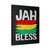 Jah Bless Reggae Rasta Canvas Print Poster