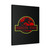 Jurassic Park Distressed Logo Licensed Vintage Canvas Print Poster