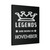 Legends Are Born In November Canvas Print Poster