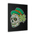 Leprechaun Sugar Skull Canvas Print Poster