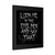 Look Me In The Eyeliner And Say That Canvas Print Poster