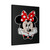 Disney Minnie Mouse Hipster Nerdy Canvas Print Poster