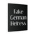 Fake German Heiress Canvas Print Poster