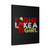Fight Like A Girl Supergirl Canvas Print Poster