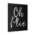 Oh Plie Ballet Canvas Print Poster
