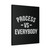 Process Vs Everybody Canvas Print Poster