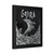 Gojira Whale Woodblock Canvas Print Poster