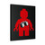 Red Minifig With 2 X 2 Corner Brick Logo Canvas Print Poster