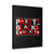 Red White Pretty Black And Educated Sorority Canvas Print Poster