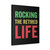 Rocking The Retired Life Funny Canvas Print Poster