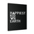 Happiest Kid On Earth Canvas Print Poster