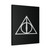 Harry Potter Deathly Hallows Symbol Triangle Canvas Print Poster