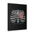 Heart In Ribs Canvas Print Poster