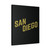 San Diego City Typography Canvas Print Poster
