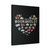 I Am A Bookaholic Book Reader Funny Canvas Print Poster