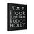 Weezer Buddy Holly Lyrics Poster Part One Canvas Print Poster
