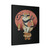 Japanese Style Samurai Cat Canvas Print Poster