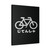 Jitensha Bicycle Japanesse Katakana Ride Bicycle Canvas Print Poster