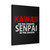 Kawaii On The Streets Senpai In The Sheets Canvas Print Poster