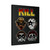 Kill Funny Freddy Jason Halloween Horror Nightmare Kiss Canvas Print Poster