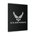 Us Air Force Logo American Military Canvas Print Poster