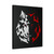 Wolf Face Canvas Print Poster