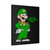 Mighty Morphin Luigi Super Mario Bros Canvas Print Poster
