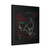 Skull Roses Canvas Print Poster