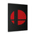 Smash Bros Fight Symbol Canvas Print Poster