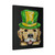 St Patrick Is Day Dog Funny Canvas Print Poster