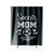 Soccer Mom Logo Football Shower Curtains