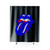The Rolling Stones Blue Shower Curtains