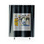 Vintage Original Ninja Polaroid Shower Curtains